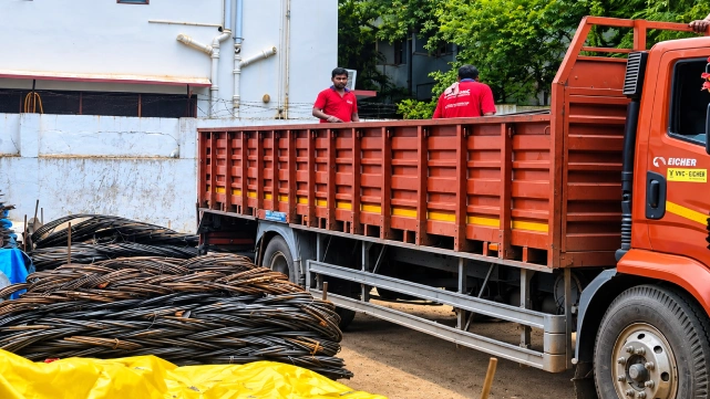 TMT steel bars at J K Steel Corporation